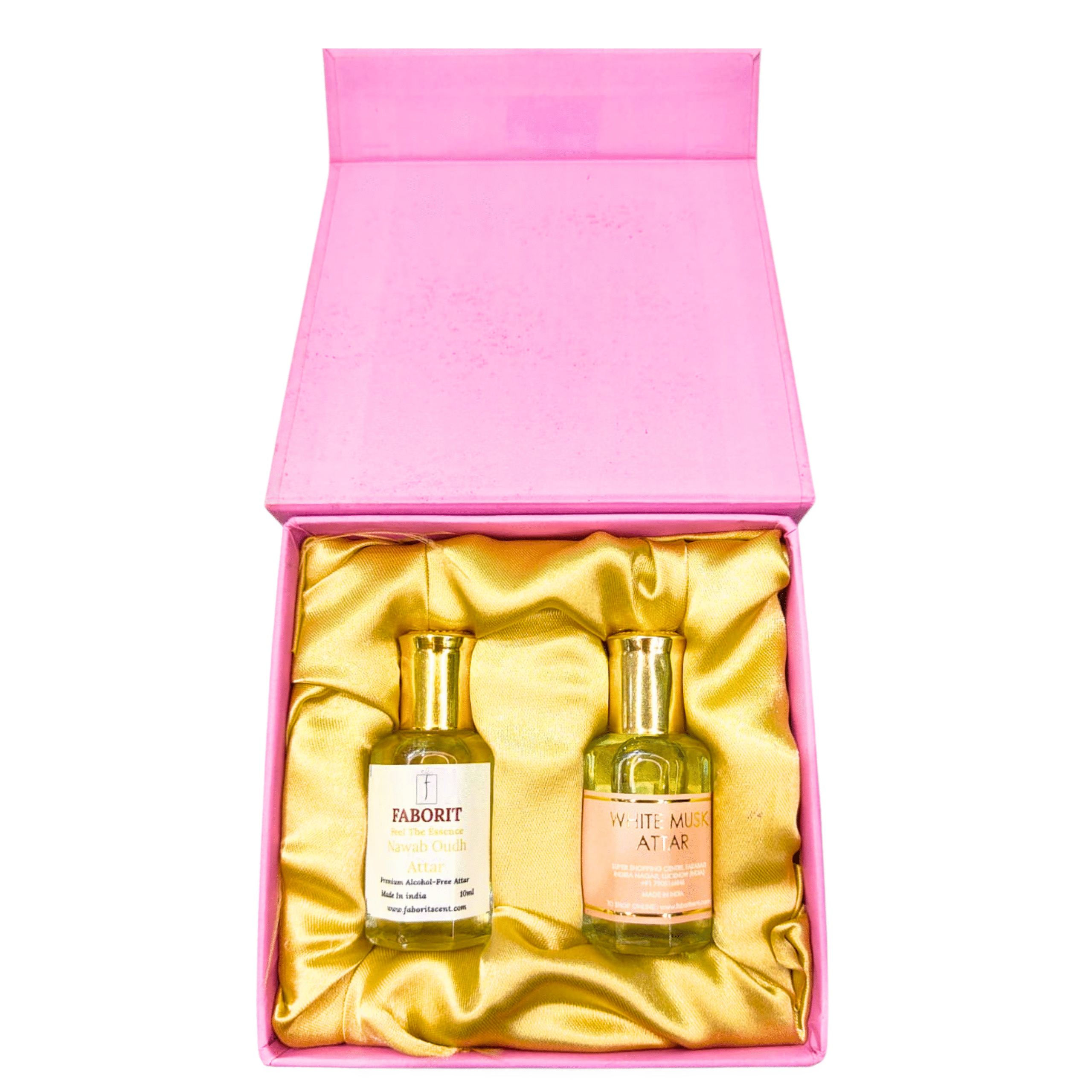 Regal Musk Attar Gift Set – Nawab Oudh & White Musk (10ml x 2)
