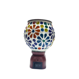 1 Faborit Premium Plug-In Aroma Oil Burner with Mosaic Glass Design