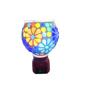 Faborit Premium Plug-In Aroma Oil Burner with Mosaic Glass Design